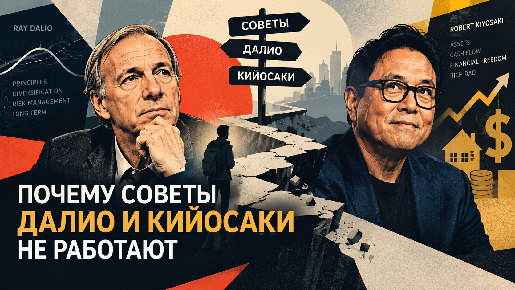Почему рекомендации Далио и Кийосаки не работают